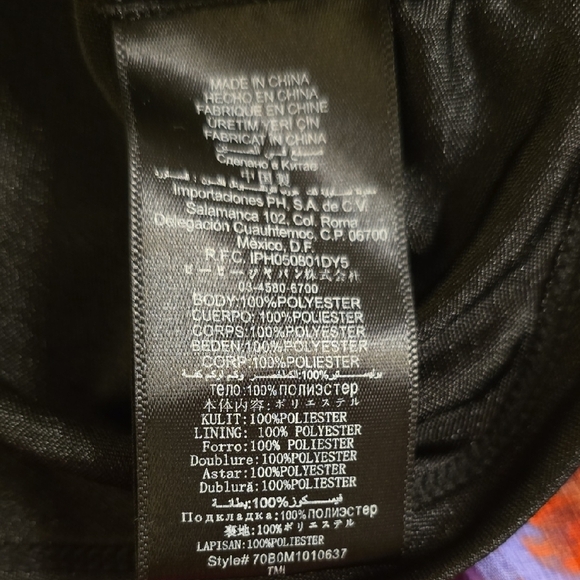 bebe High Low Dress in Purple and Pink - Picture 13 of 15